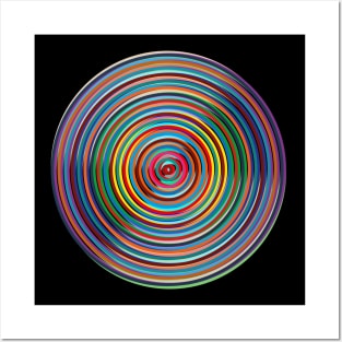 Concentric Colors Posters and Art